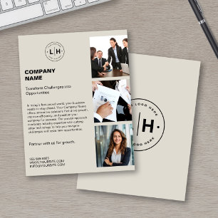 Modernes Foto für Personalisierte Logos Flyer
