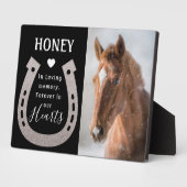 Modernes Foto für Pferde Fotoplatte (Seite)