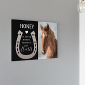 Modernes Foto für Pferde Fotoplatte