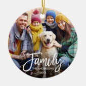 Modernes Foto für Pinselskripte Keramik Ornament (Vorne)