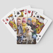 Modernes Foto für Pinselskripte Spielkarten (Rückseite)