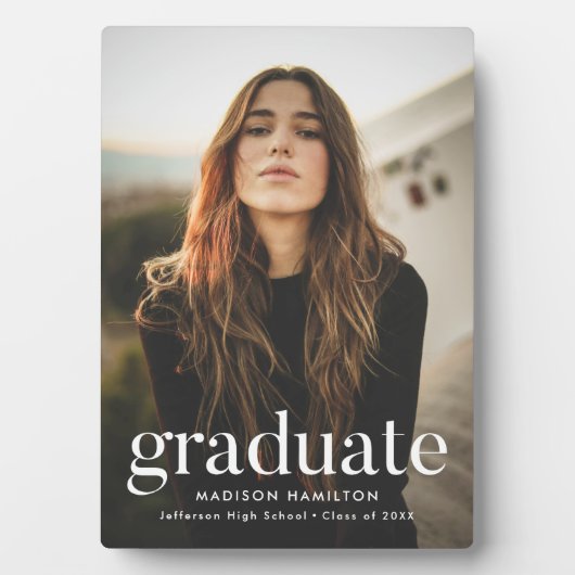 Modernes Foto für raffinierten Abschluss Fotoplatte (Vorderseite)