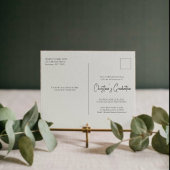 Modernes Foto für Schriftzeichen Abschluss Postkar Postkarte