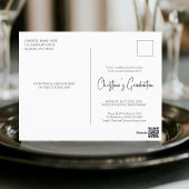 Modernes Foto für Schriftzeichen Abschluss Postkar Postkarte