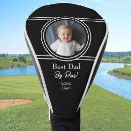 Modernes Foto für Schwarz - Geschenk für Vater Golf Headcover