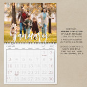 Modernes Foto für Single und Deckerkollektion mit Kalender
