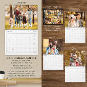 Modernes Foto für Single und Deckerkollektion mit Kalender