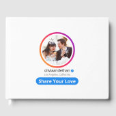 Modernes Foto für Social Media Gästebuch (Vorderseite)