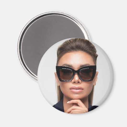 Modernes Foto für Unternehmensfotografie Magnet (Vorderseite/Rückseite)