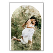 Modernes Foto für Wasserfarben Citrus Floral Tischnummer (Rückseite)