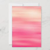 Modernes Foto für Wasserfarben spart das Datum Save The Date (Rückseite)