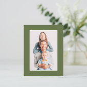 Modernes Foto für Weihnachten (Stehend Vorderseite)