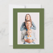 Modernes Foto für Weihnachten (Vorderseite)