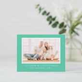 Modernes Foto für Weihnachten (Stehend Vorderseite)