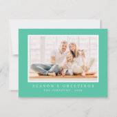 Modernes Foto für Weihnachten (Vorderseite)