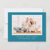 Modernes Foto für Weihnachten (Vorderseite)