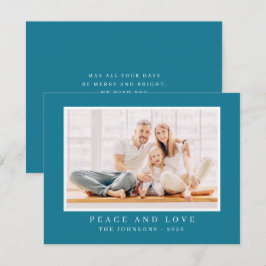 Modernes Foto für Weihnachten