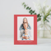 Modernes Foto für Weihnachten (Stehend Vorderseite)