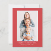 Modernes Foto für Weihnachten (Vorderseite)