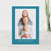 Modernes Foto für Weihnachten (Vorderseite)