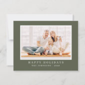 Modernes Foto für Weihnachten (Vorderseite)