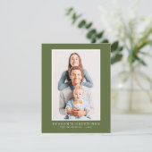 Modernes Foto für Weihnachten (Stehend Vorderseite)