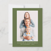 Modernes Foto für Weihnachten (Vorderseite)