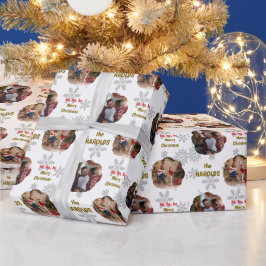 Modernes Foto für Weihnachten Geschenkpapier