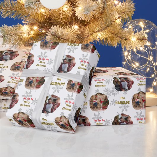 Modernes Foto für Weihnachten Geschenkpapier (Feiertage)