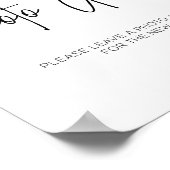 Modernes Foto Gästebuch Hochzeitszeichen (Ecke)