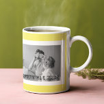 Modernes Foto Gelb Einfach Liebliches Geschenk Kaffeetasse<br><div class="desc">Modernes Foto Gelb Einfach Liebliches Geschenk</div>
