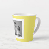 Modernes Foto Gelb Einfach Liebliches Geschenk Milchtasse (Rechte Ecke)