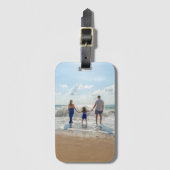 Modernes Foto Gepäckanhänger (Vorderseite Vertikal)