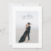 modernes Foto gerahmt | Frohe Weihnachten (Vorderseite)