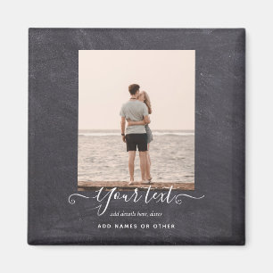 Modernes FOTO-Geschenk Benutzerdefiniertes Chalkbo Magnet