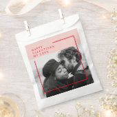 Modernes Foto | Geschenk von Rot und Rosa Geschenktütchen (Ausgeschnitten)