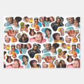 Modernes Foto Geschenkpapier Set (Vorderseite 3)