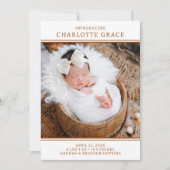 Modernes Foto Girl Parco Tassino Einladung (Vorderseite)