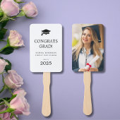 Modernes Foto Grad Cap Abschluss Fächer