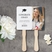 Modernes Foto Grad Cap Abschluss Fächer