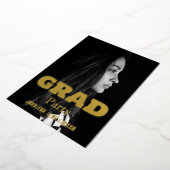 MODERNES FOTO GRAD PARTY FOLIENEINLADUNG (Gedreht)