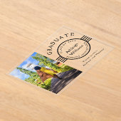 Modernes Foto Graduate Black Stripes Abschluss Acr Acryleinladungen (Ablage )