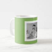 Modernes Foto Green Simple Loft Kaffeetasse (Vorderseite Links)