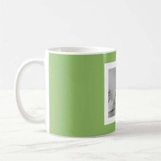 Modernes Foto Green Simple Loft Kaffeetasse (Links)