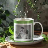Modernes Foto Green Simple Loft Kaffeetasse