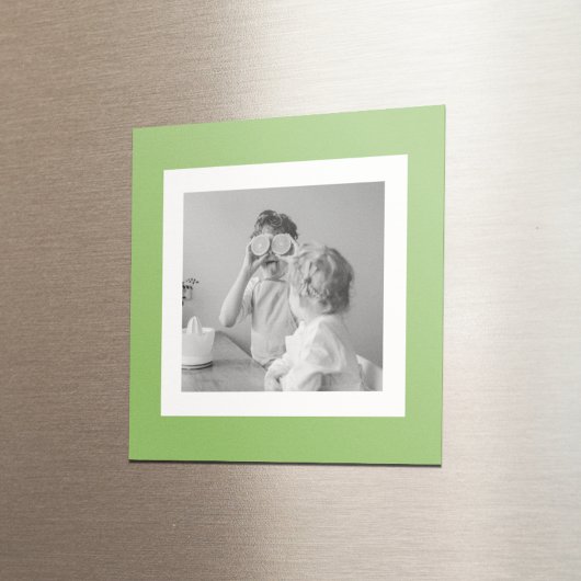 Modernes Foto Green Simple Loft Magnet