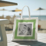 Modernes Foto Green Simple Loft Tragetasche<br><div class="desc">Modernes Foto Green Simple Loft</div>