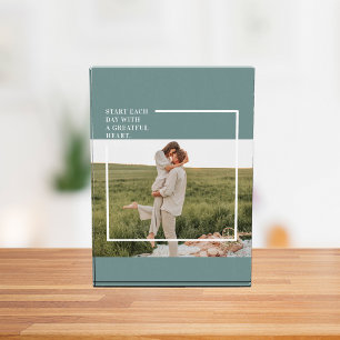 Modernes Foto Grüne Familie Liebliches Geschenk