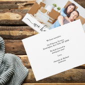 Modernes Foto haben wir neue Adresse Ankündigung