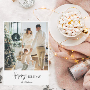 Modernes Foto Happy Holiday